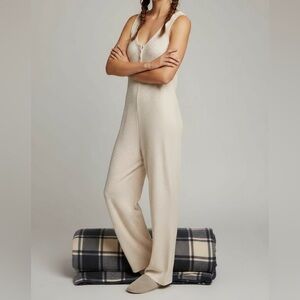 Socialite Cream Pajama Jumpsuit